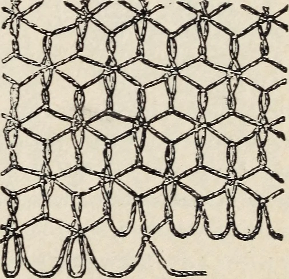 An illustration from A treatise on lace-making, embroidery, and needle-work with Irish flax threads, 1892, leaf 102