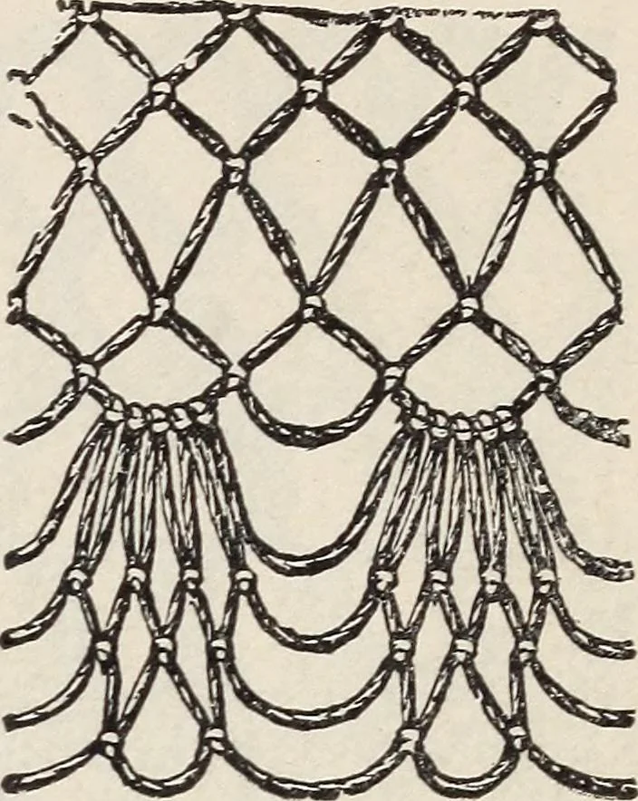 An illustration from A treatise on lace-making, embroidery, and needle-work with Irish flax threads, 1892, leaf 104