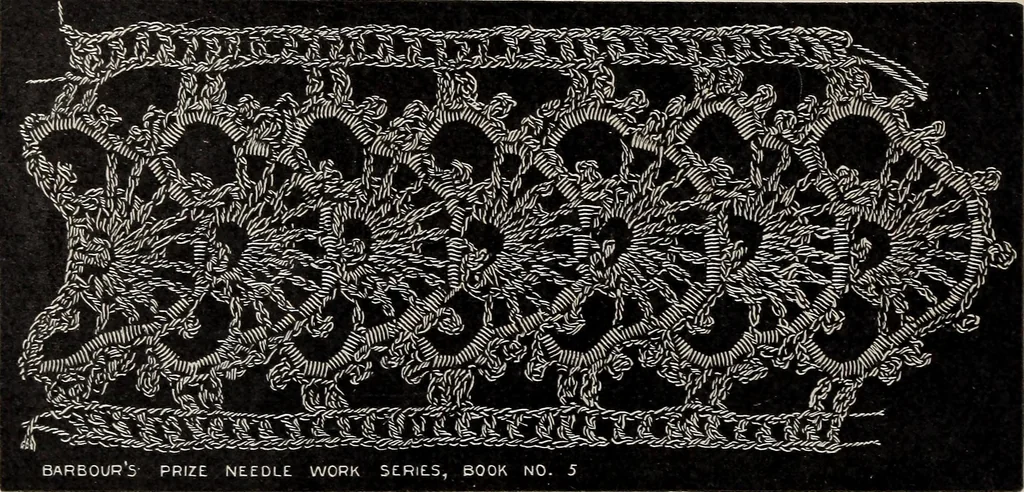 An illustration from A treatise on lace-making, embroidery, and needle-work with Irish flax threads, 1892, leaf 17