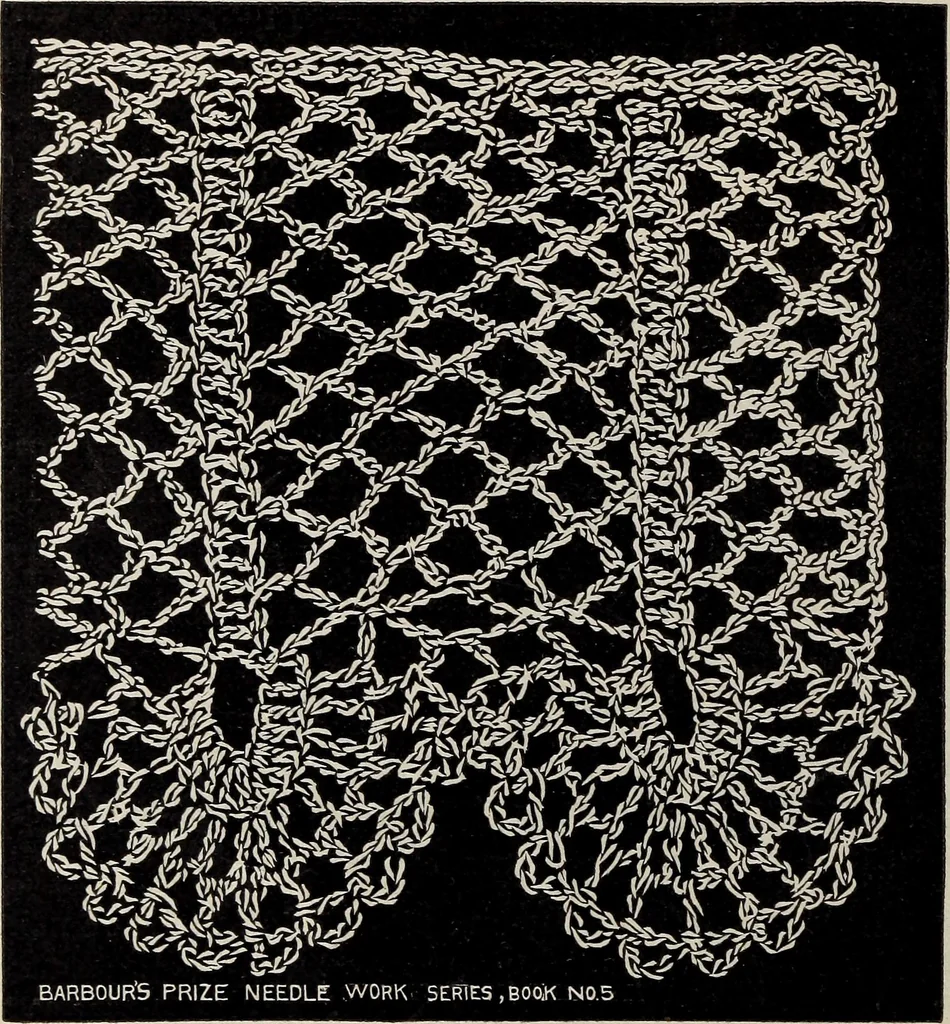 An illustration from A treatise on lace-making, embroidery, and needle-work with Irish flax threads, 1892, leaf 19