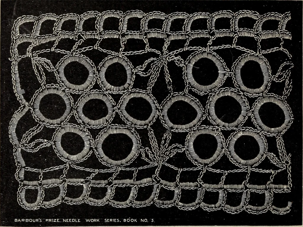 An illustration from A treatise on lace-making, embroidery, and needle-work with Irish flax threads, 1892, leaf 23