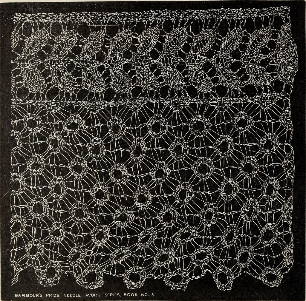 An illustration from A treatise on lace-making, embroidery, and needle-work with Irish flax threads, 1892, leaf 27