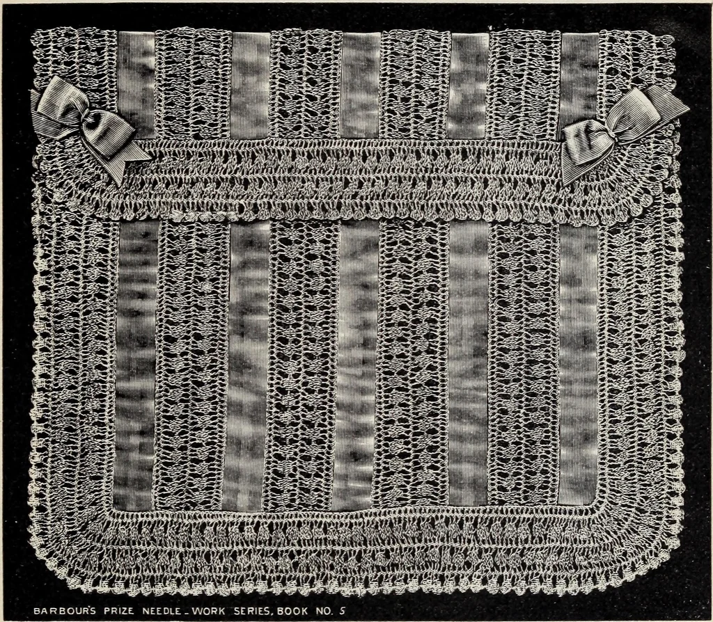 An illustration from A treatise on lace-making, embroidery, and needle-work with Irish flax threads, 1892, leaf 56