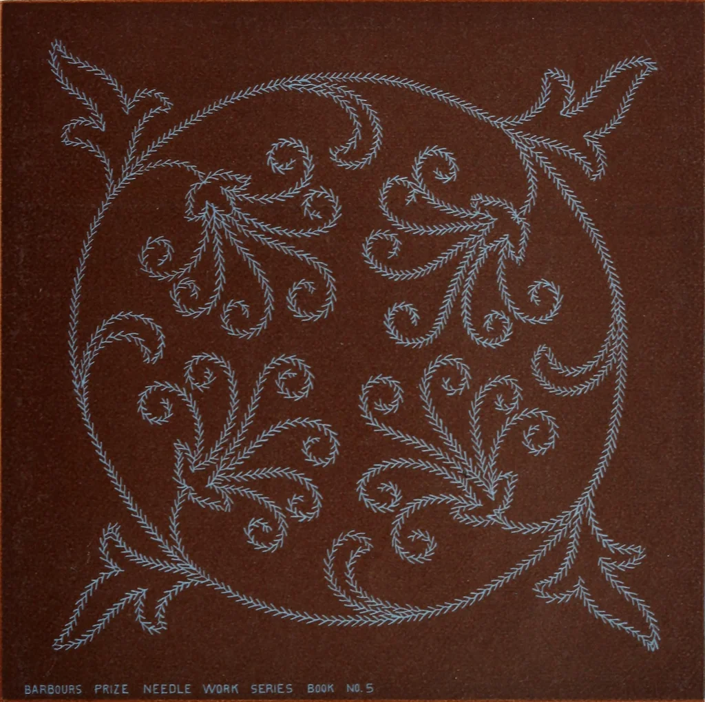 An illustration from A treatise on lace-making, embroidery, and needle-work with Irish flax threads, 1892, leaf 72