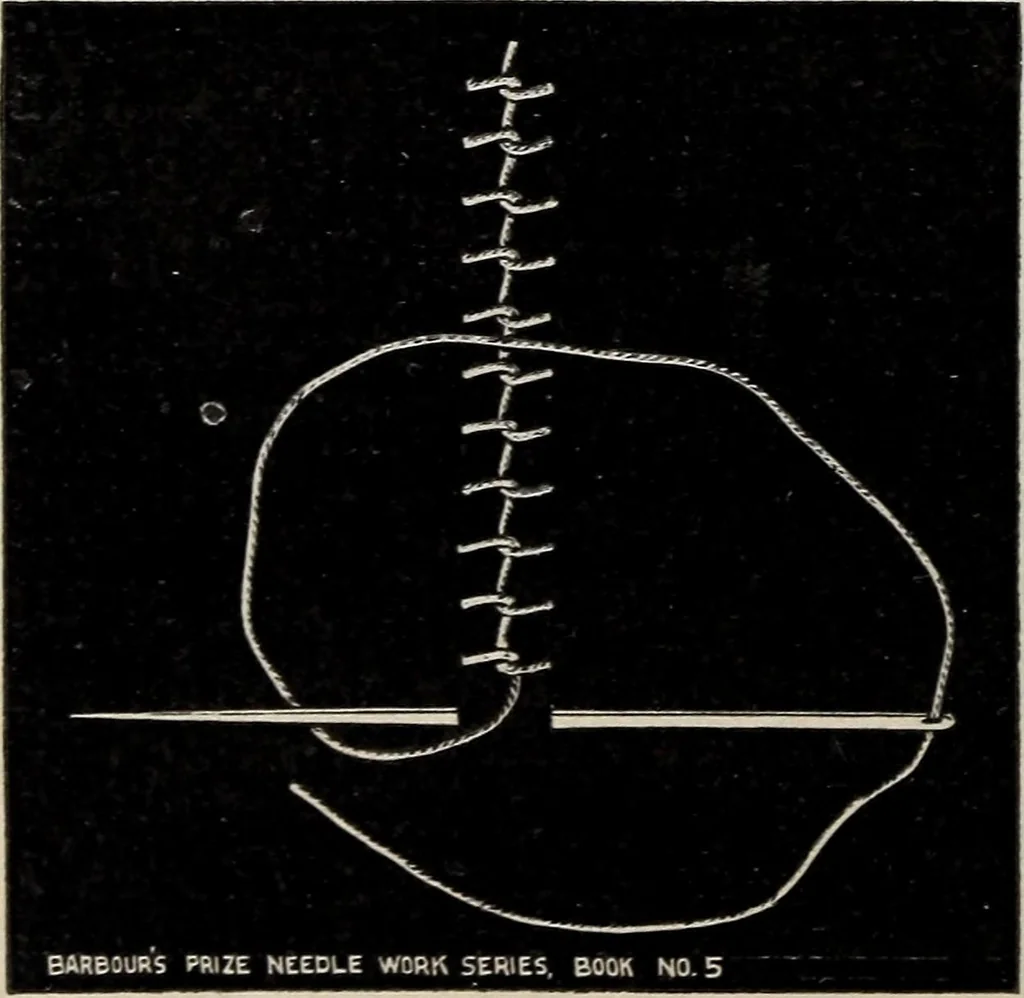 An illustration from A treatise on lace-making, embroidery, and needle-work with Irish flax threads, 1892, leaf 75