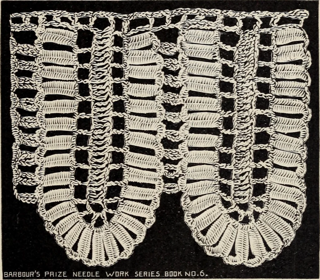 An illustration from A treatise on lace-making, embroidery, and needle-work with Irish flax threads, 1892, leaf 20