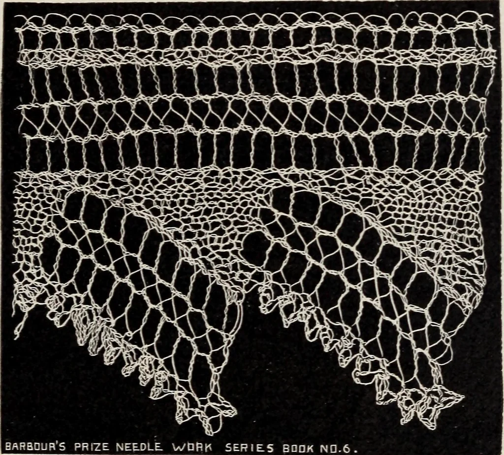 An illustration from A treatise on lace-making, embroidery, and needle-work with Irish flax threads, 1892, leaf 42