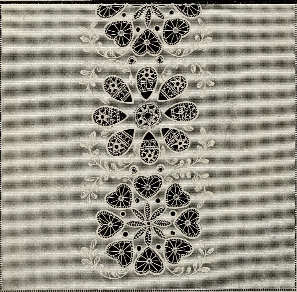 An illustration from A treatise on lace-making, embroidery, and needle-work with Irish flax threads, 1892, leaf 65