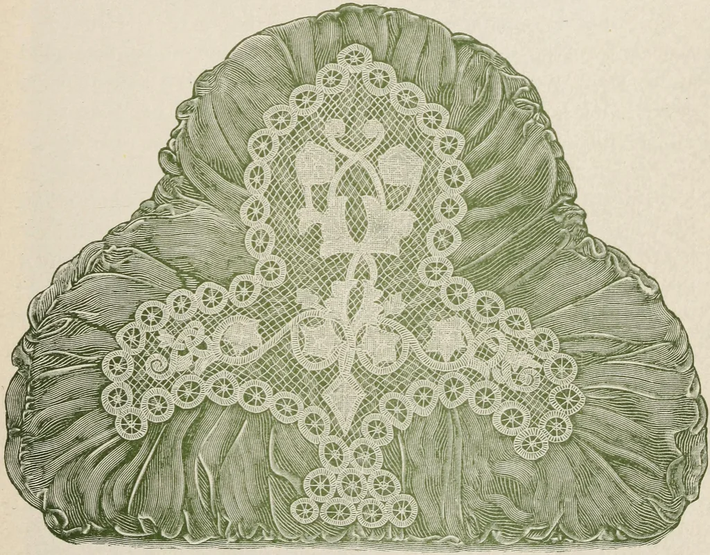 An illustration from A treatise on lace-making, embroidery, and needle-work with Irish flax threads, 1892, leaf 86