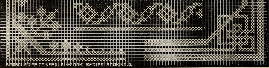 An illustration from A treatise on lace-making, embroidery, and needle-work with Irish flax threads, 1892, leaf 99