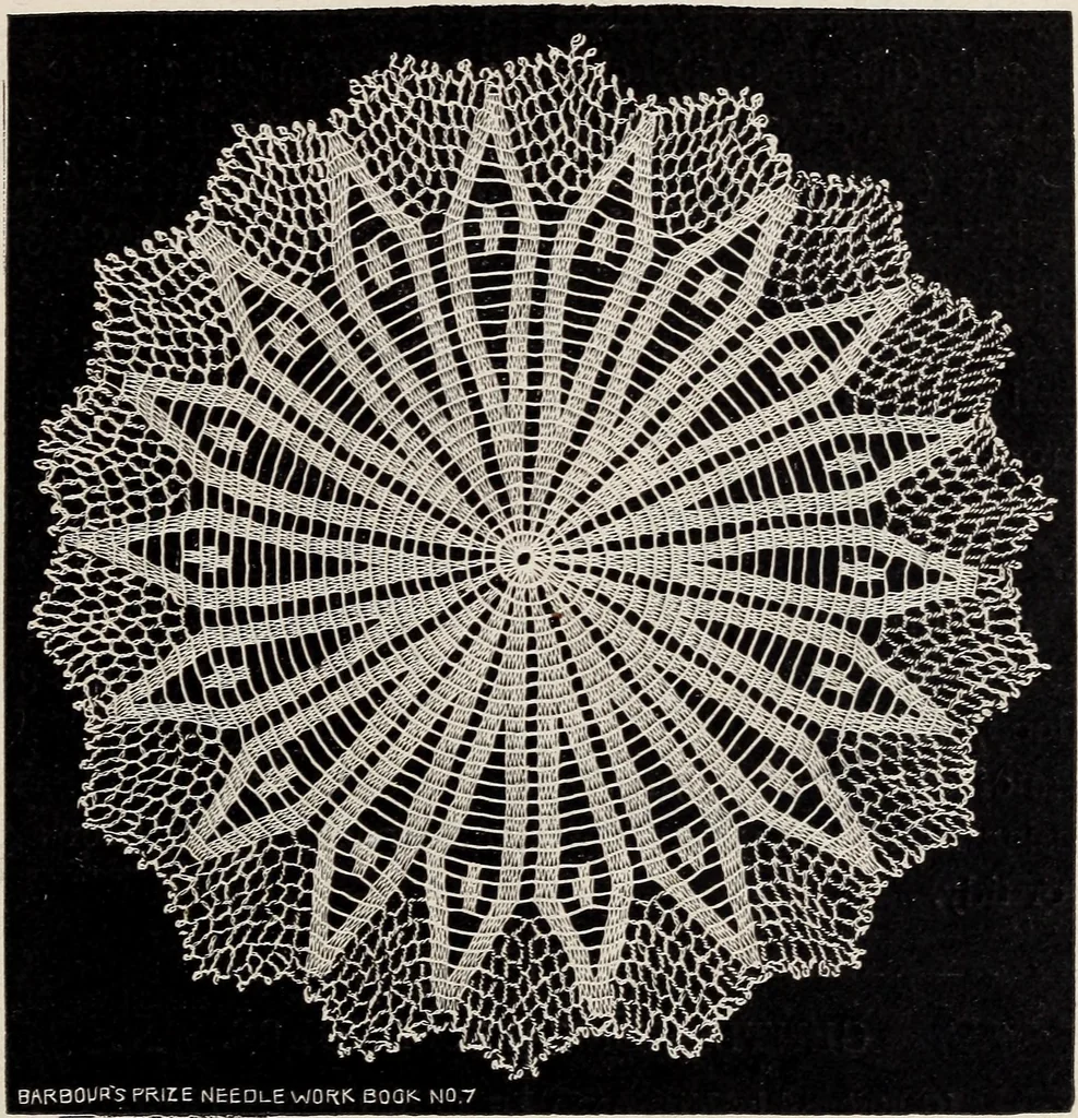 An illustration from A treatise on lace-making, embroidery, and needle-work with Irish flax threads, 1892, leaf 24