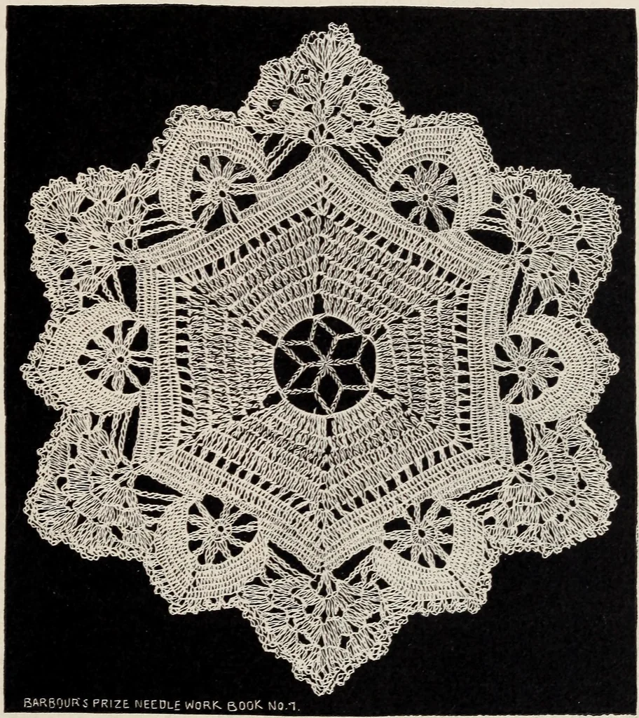 An illustration from A treatise on lace-making, embroidery, and needle-work with Irish flax threads, 1892, leaf 30