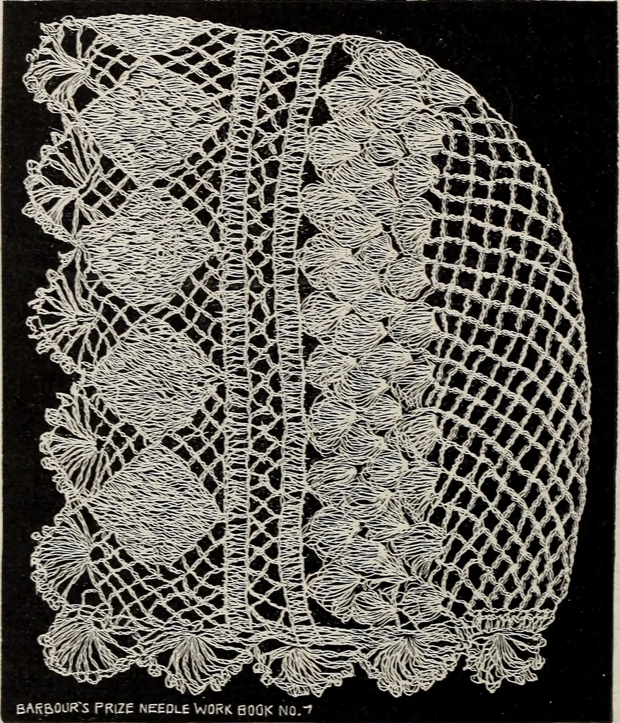 An illustration from A treatise on lace-making, embroidery, and needle-work with Irish flax threads, 1892, leaf 35