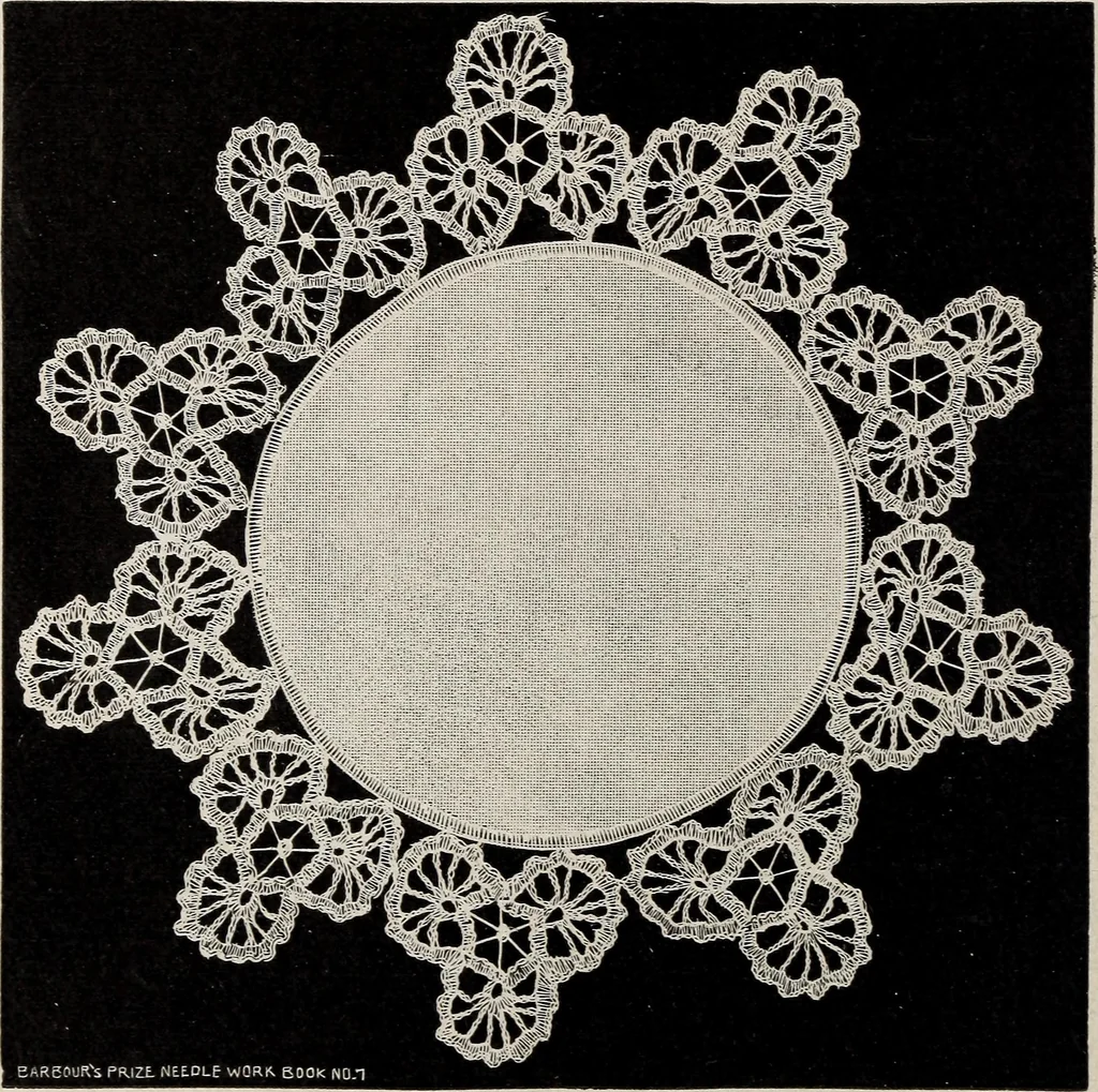 An illustration from A treatise on lace-making, embroidery, and needle-work with Irish flax threads, 1892, leaf 37