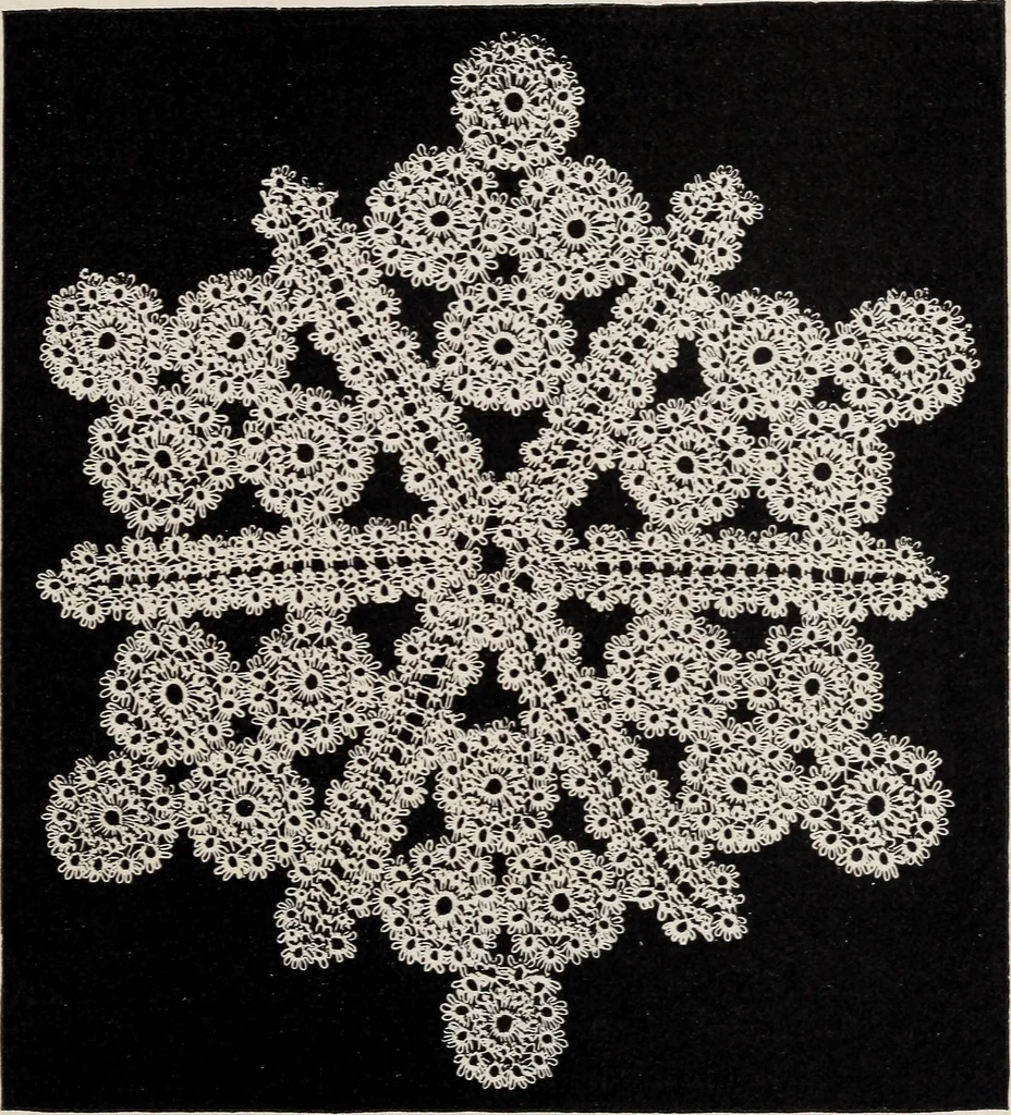 An illustration from A treatise on lace-making, embroidery, and needle-work with Irish flax threads, 1892, leaf 50