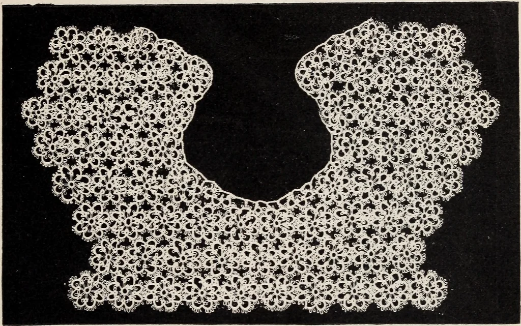 An illustration from A treatise on lace-making, embroidery, and needle-work with Irish flax threads, 1892, leaf 52
