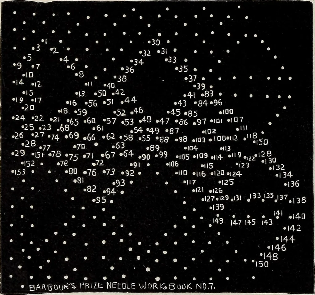 An illustration from A treatise on lace-making, embroidery, and needle-work with Irish flax threads, 1892, leaf 59