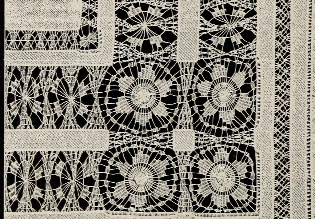 An illustration from A treatise on lace-making, embroidery, and needle-work with Irish flax threads, 1892, leaf 63