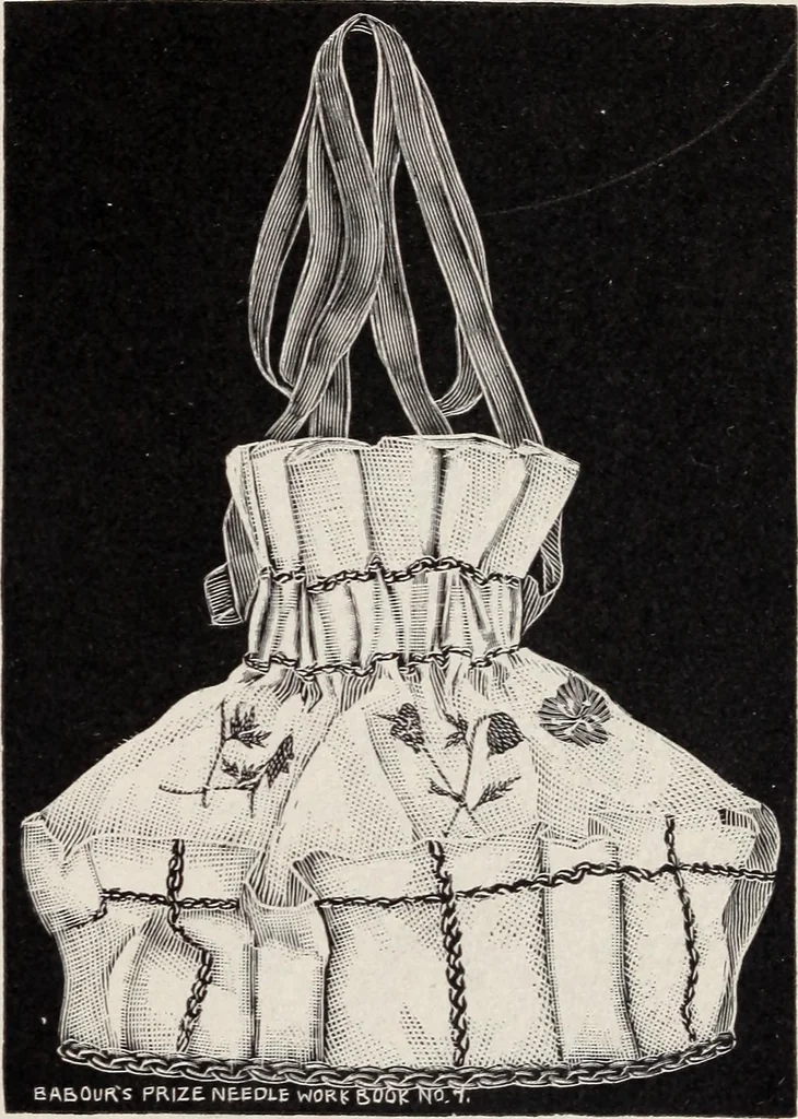 An illustration from A treatise on lace-making, embroidery, and needle-work with Irish flax threads, 1892, leaf 72