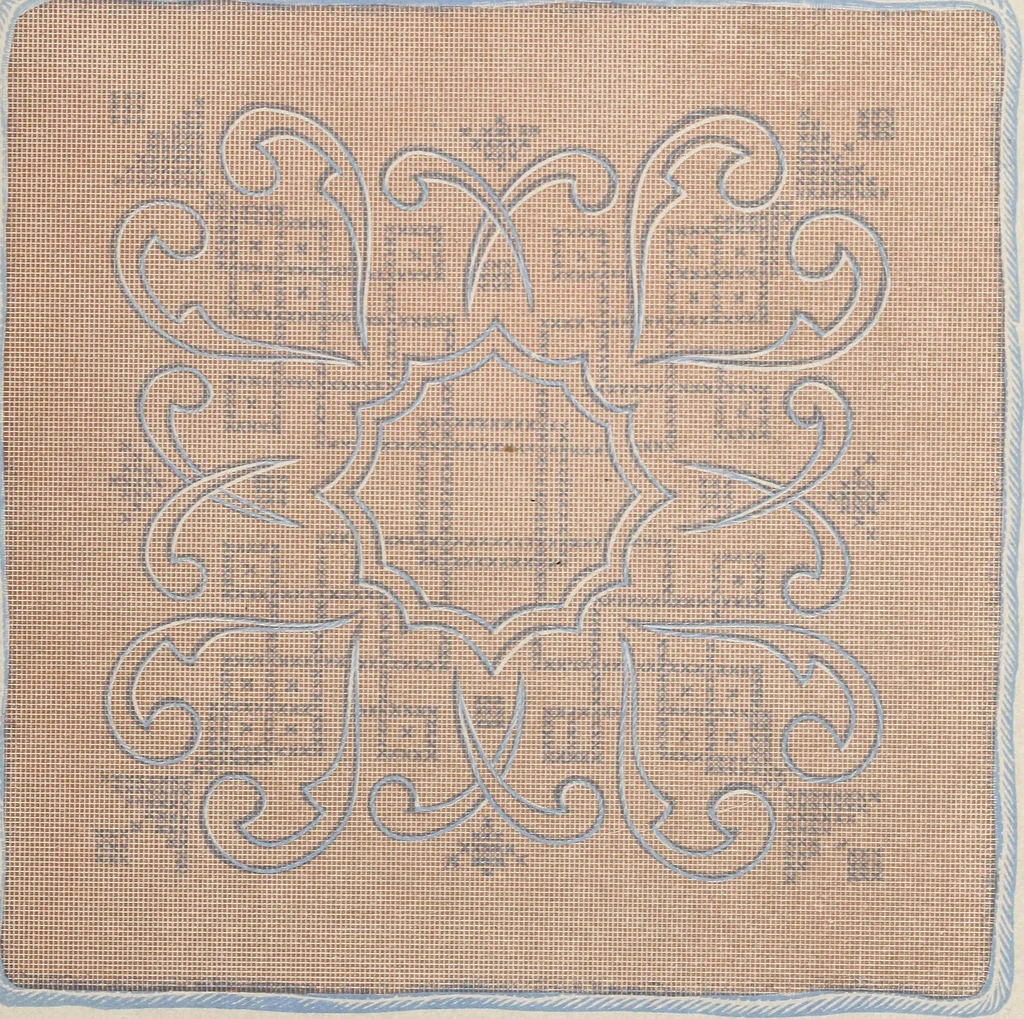 An illustration from A treatise on lace-making, embroidery, and needle-work with Irish flax threads, 1892, leaf 76
