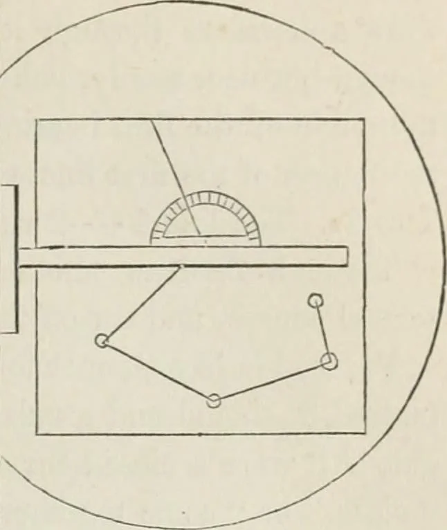An illustration from A treatise on land-surveying; comprising the theory developed from five elementary principles; and the practice with the chain alone, the compass, the transit, the theodolite, the plane table, &c. Illustrated by four hundred engravings, and a magnetic chart, 1875, leaf 166