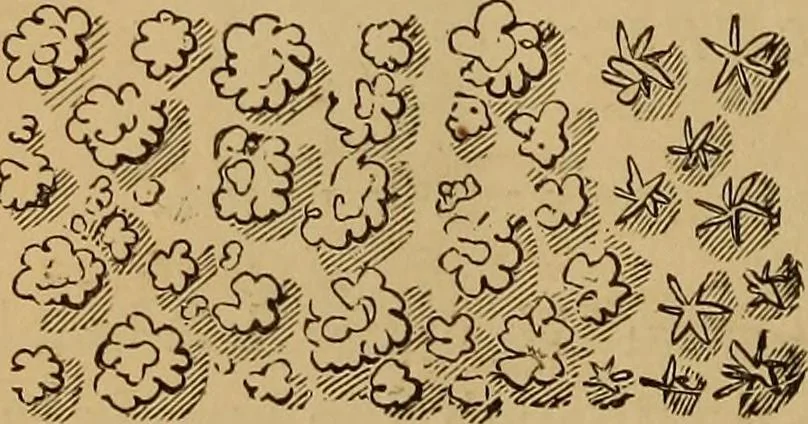 An illustration from A treatise on levelling, topography, and higher surveying, 1876, leaf 117