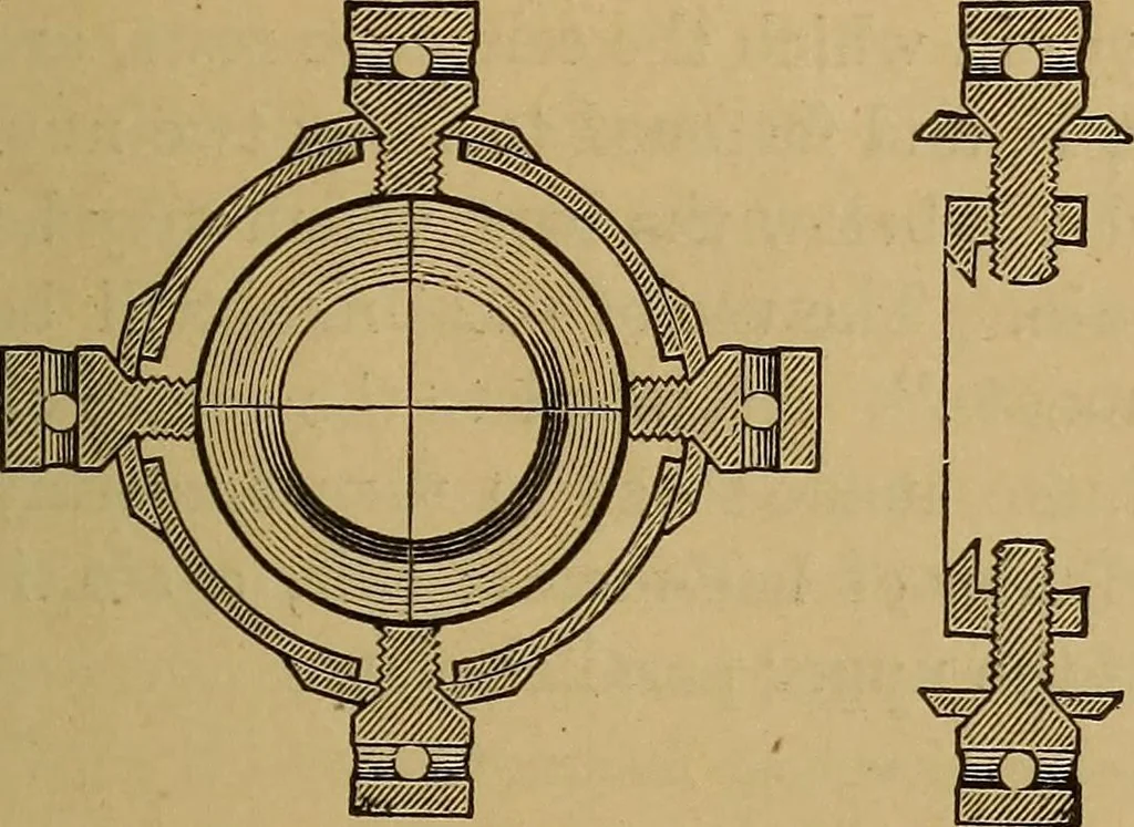 An illustration from A treatise on levelling, topography, and higher surveying, 1876, leaf 36