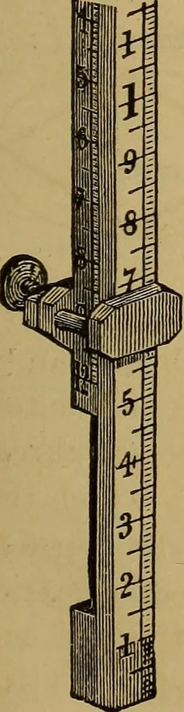 An illustration from A treatise on levelling, topography, and higher surveying, 1876, leaf 46