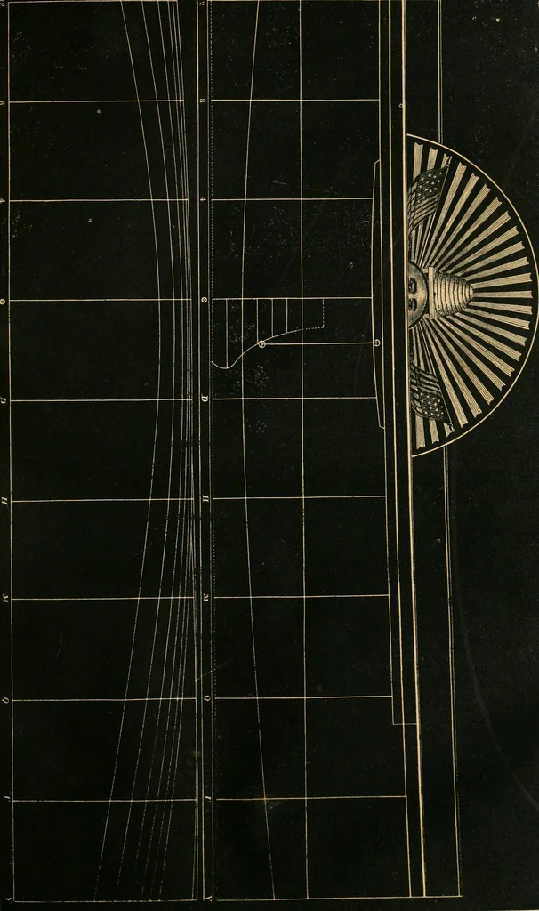 An illustration from Treatise on marine and naval architecture, or, Theory and practice blended in ship building. Illustrated with more than 50 engravings, 1852, leaf 114