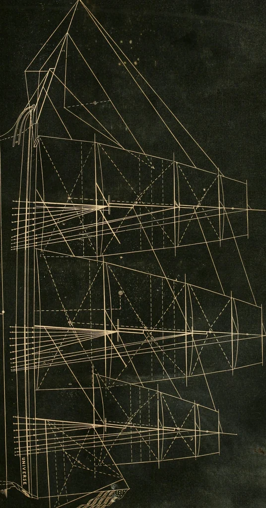 An illustration from Treatise on marine and naval architecture, or, Theory and practice blended in ship building. Illustrated with more than 50 engravings, 1852, leaf 392