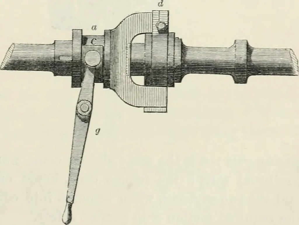 An illustration from Treatise on mills and mill work, 1861, leaf 110