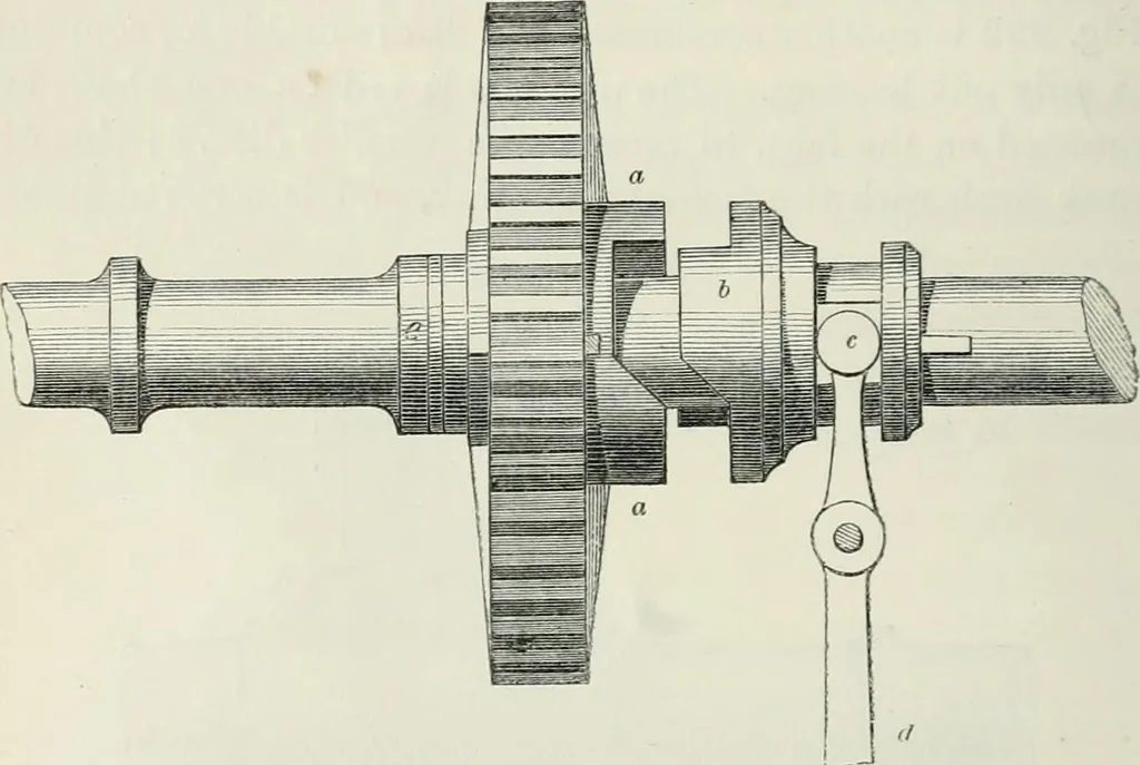 An illustration from Treatise on mills and mill work, 1861, leaf 113