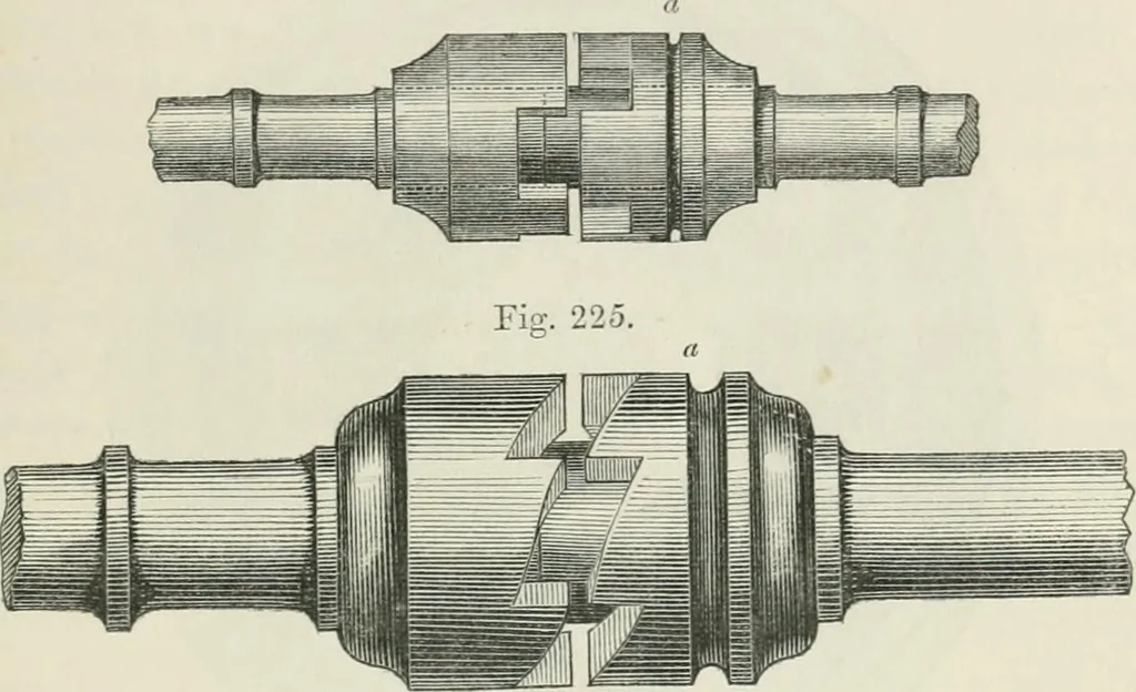 An illustration from Treatise on mills and mill work, 1861, leaf 116