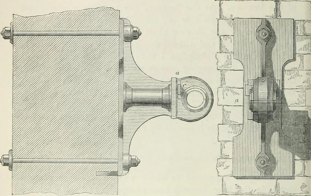 An illustration from Treatise on mills and mill work, 1861, leaf 119