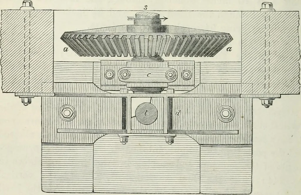 An illustration from Treatise on mills and mill work, 1861, leaf 131