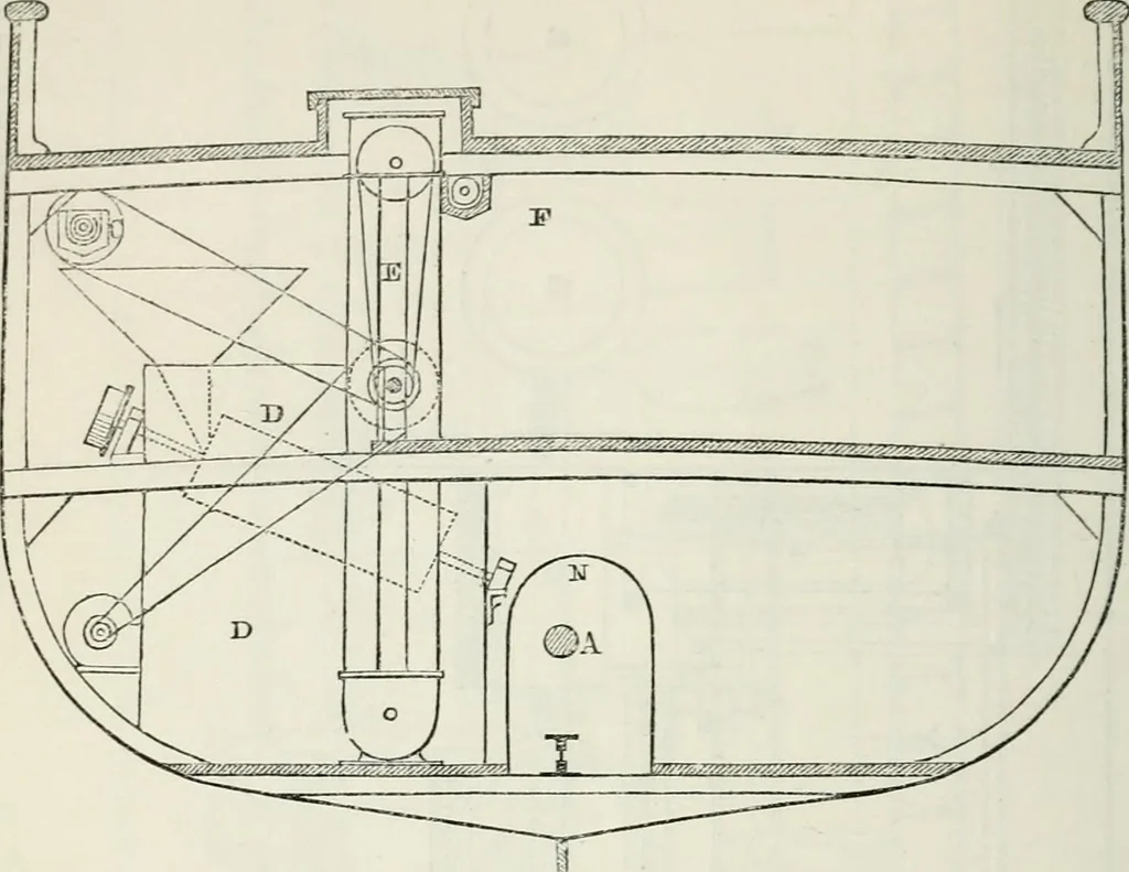 An illustration from Treatise on mills and mill work, 1861, leaf 169