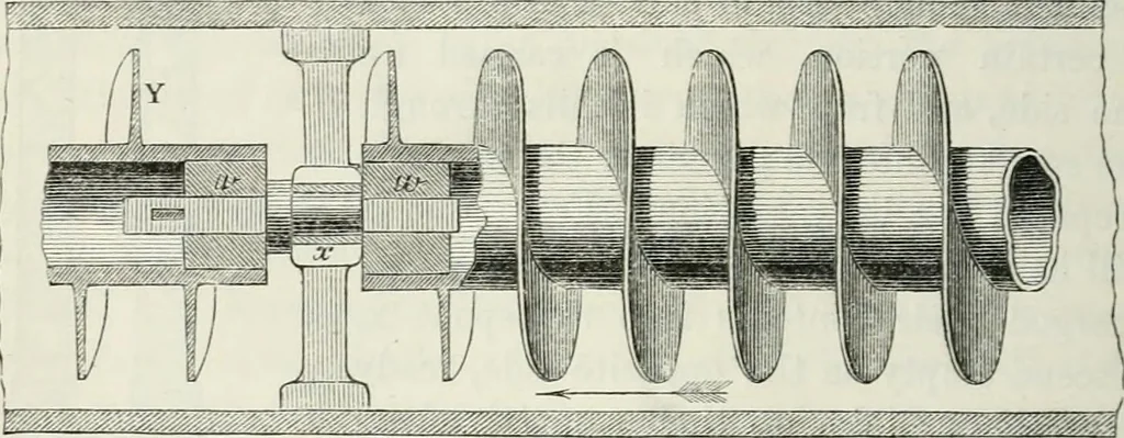 An illustration from Treatise on mills and mill work, 1861, leaf 173