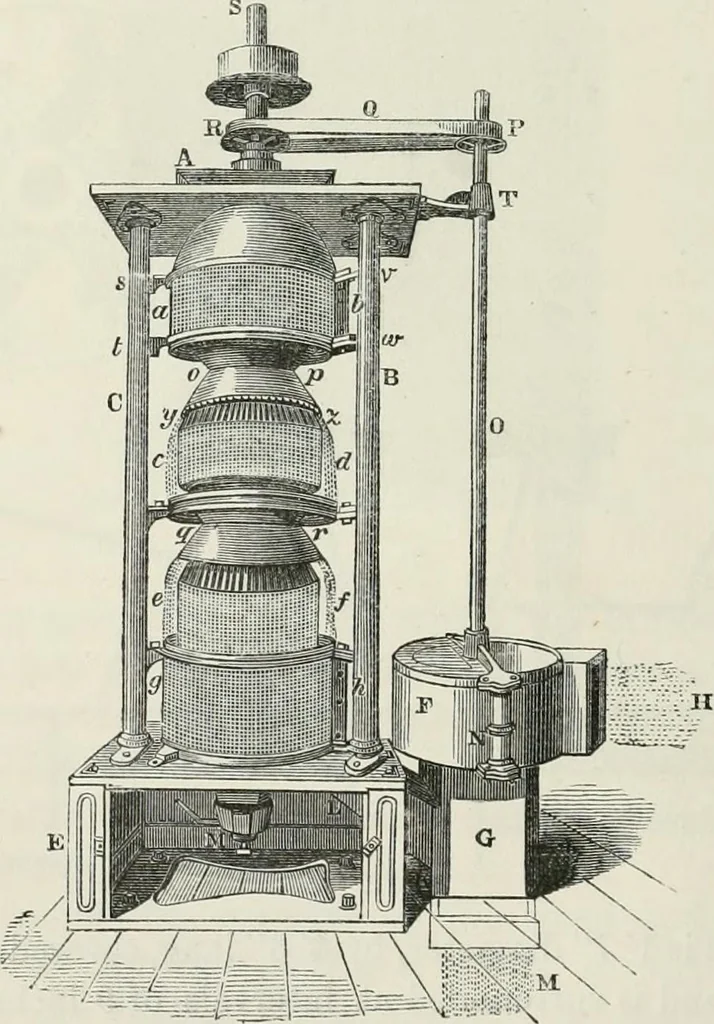 An illustration from Treatise on mills and mill work, 1861, leaf 179