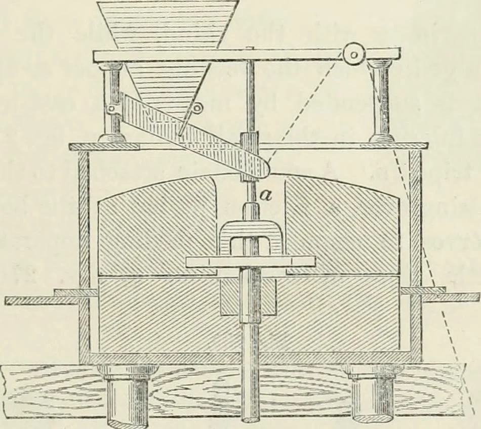 An illustration from Treatise on mills and mill work, 1861, leaf 190