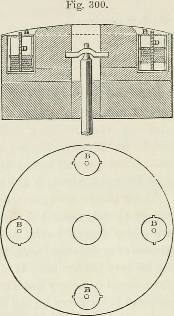 An illustration from Treatise on mills and mill work, 1861, leaf 203