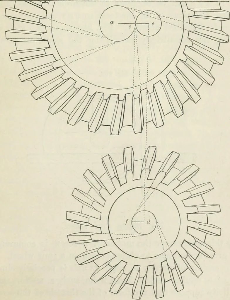 An illustration from Treatise on mills and mill work, 1861, leaf 64