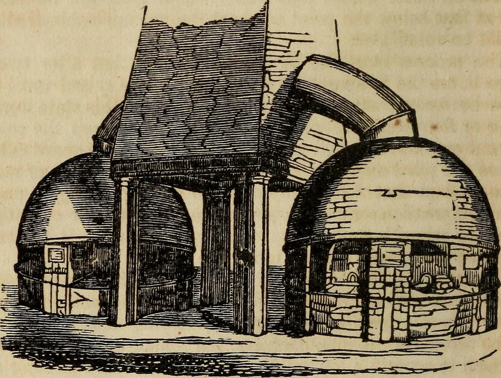 An illustration from A treatise on the origin, progressive improvement, and present state of the manufacture of porcelain and glass, 1832, leaf 129