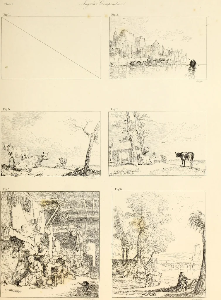 An illustration from A treatise on painting : In four parts ... The whole illustrated by examples from the Italian, Venetian, Flemish, and Dutch schools, 1837, leaf 132