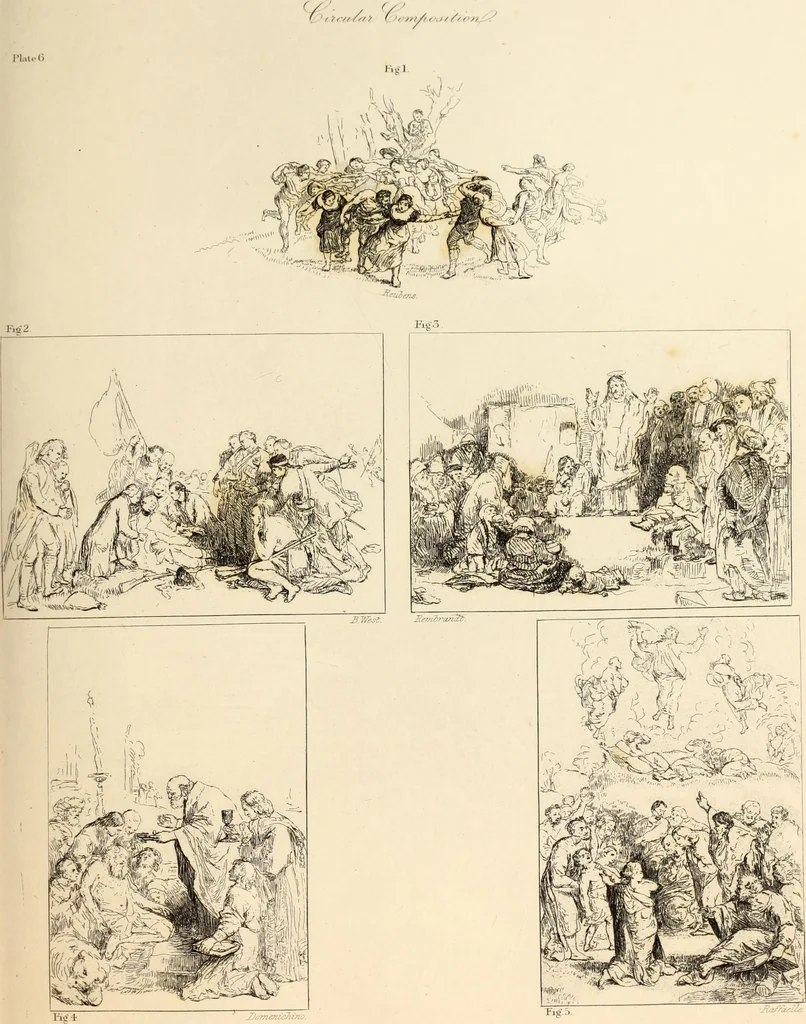 An illustration from A treatise on painting : In four parts ... The whole illustrated by examples from the Italian, Venetian, Flemish, and Dutch schools, 1837, leaf 168