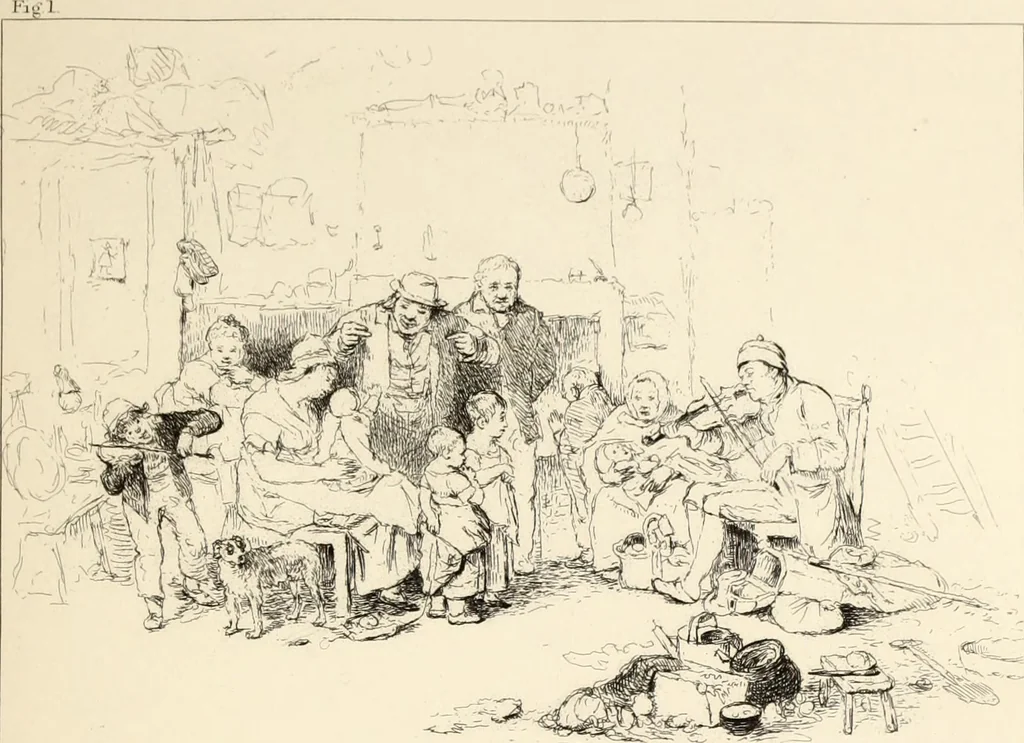 An illustration from A treatise on painting : In four parts ... The whole illustrated by examples from the Italian, Venetian, Flemish, and Dutch schools, 1837, leaf 184