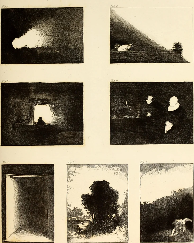 An illustration from A treatise on painting : In four parts ... The whole illustrated by examples from the Italian, Venetian, Flemish, and Dutch schools, 1837, leaf 200