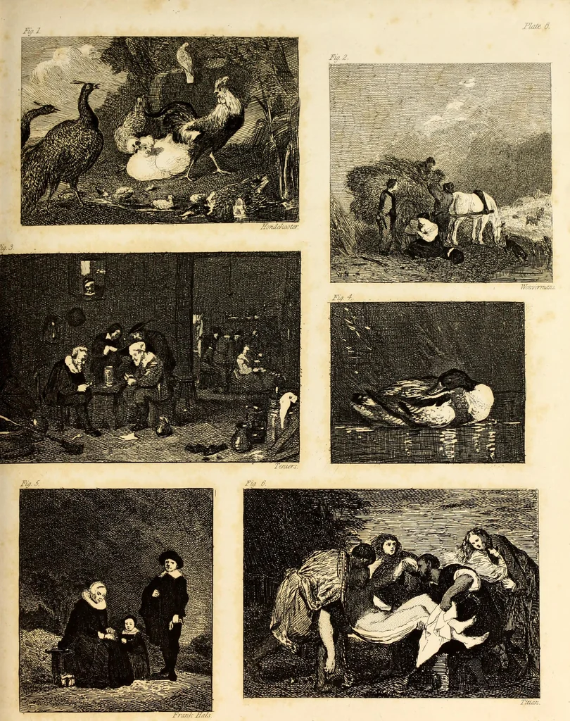 An illustration from A treatise on painting : In four parts ... The whole illustrated by examples from the Italian, Venetian, Flemish, and Dutch schools, 1837, leaf 262