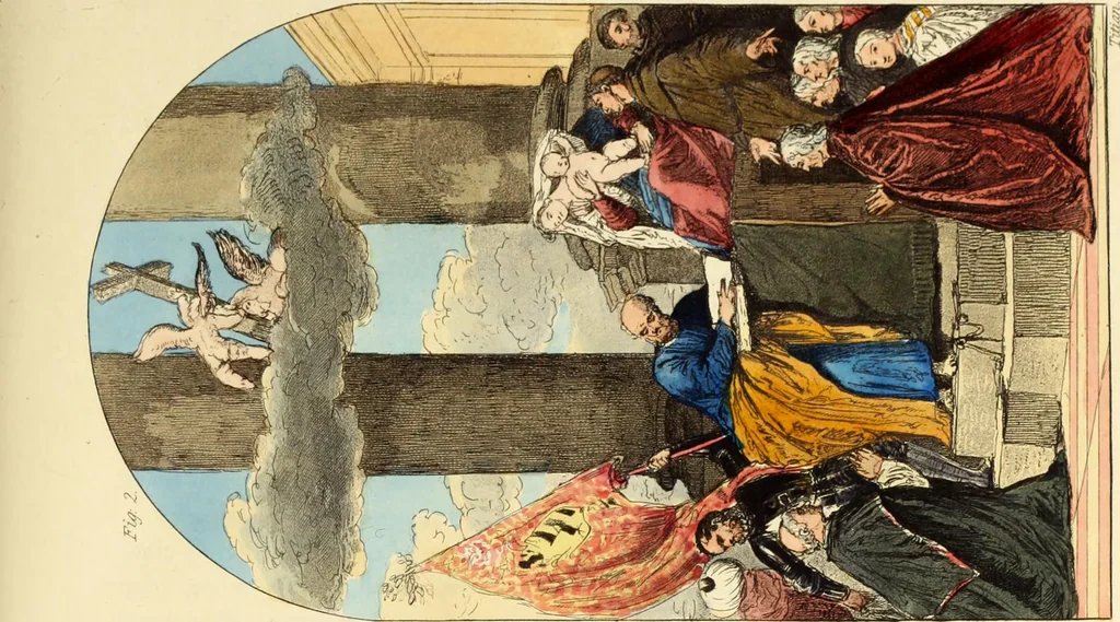 An illustration from A treatise on painting : In four parts ... The whole illustrated by examples from the Italian, Venetian, Flemish, and Dutch schools, 1837, leaf 322