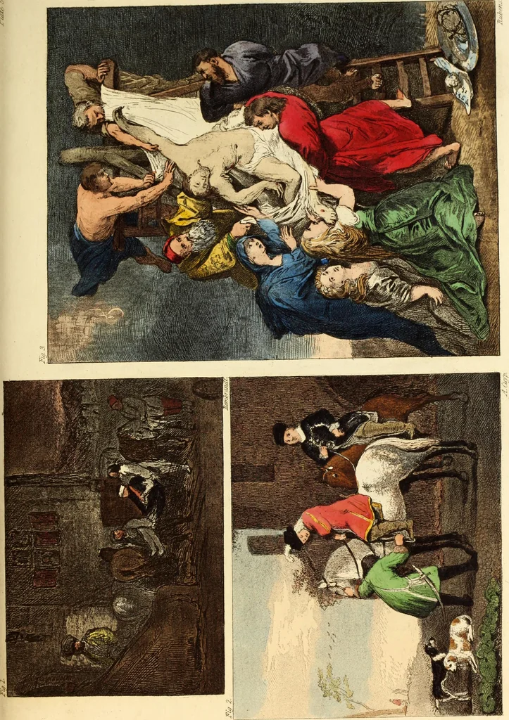 An illustration from A treatise on painting : In four parts ... The whole illustrated by examples from the Italian, Venetian, Flemish, and Dutch schools, 1837, leaf 342