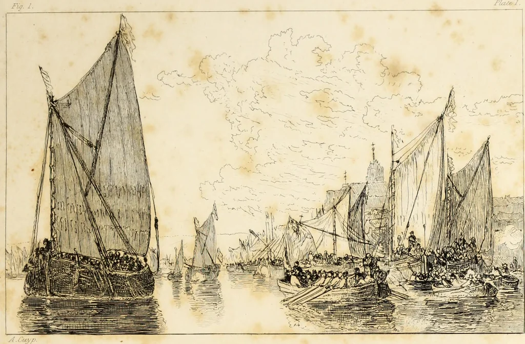 An illustration from A treatise on painting : In four parts ... The whole illustrated by examples from the Italian, Venetian, Flemish, and Dutch schools, 1837, leaf 48